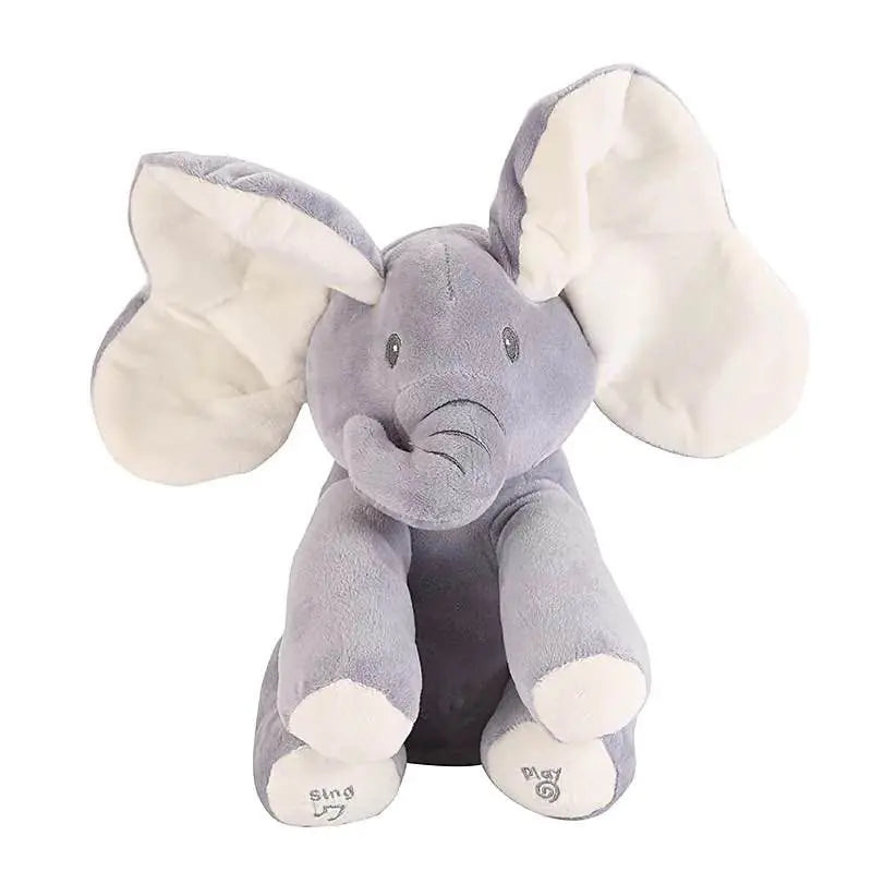 Customizable Musical Plush Elephant for Kids